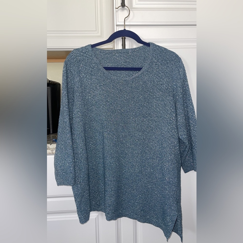 Blue casual Blouse